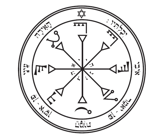 Czwarty Pentakl Słońca. Pentagram.