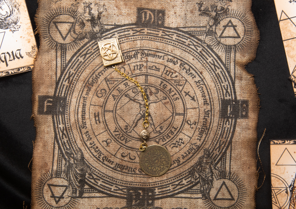 Pentakle i talizmany Salomona. Pentakl. Pentagram.